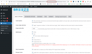 configurações de nível de rede