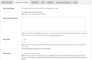 alterar configurações de brisa