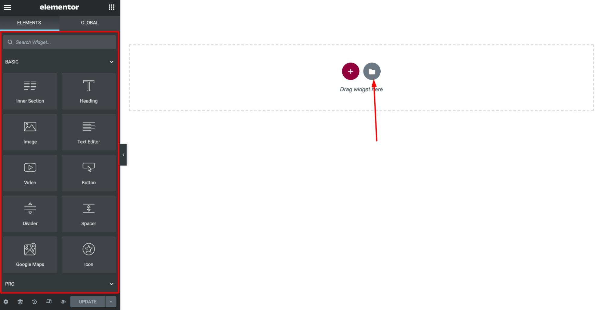 Éléments Elementor
