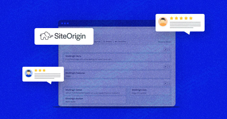 examen du plugin siteorigin