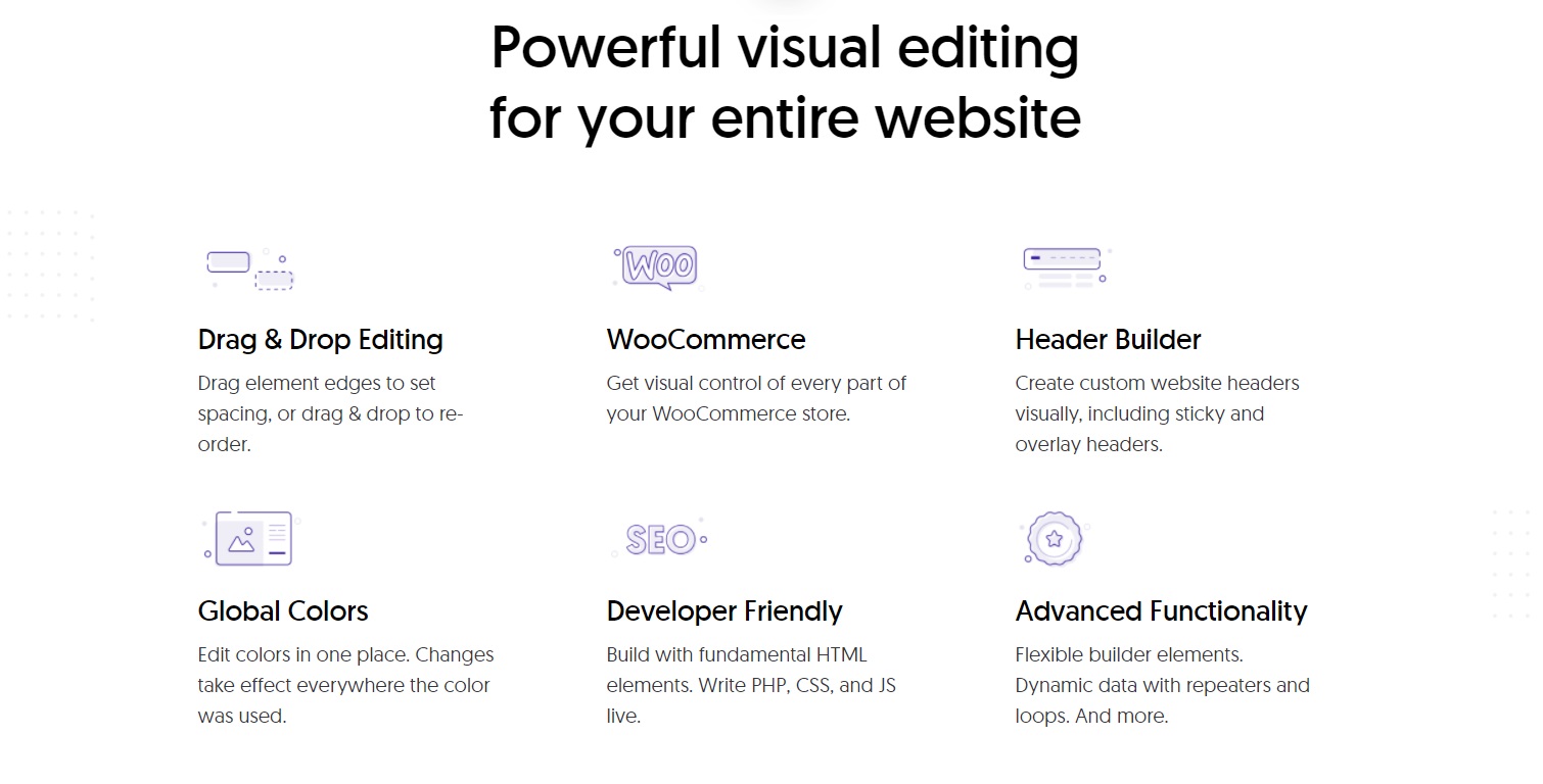 Verwenden Sie den Sauerstoff Page Builder
