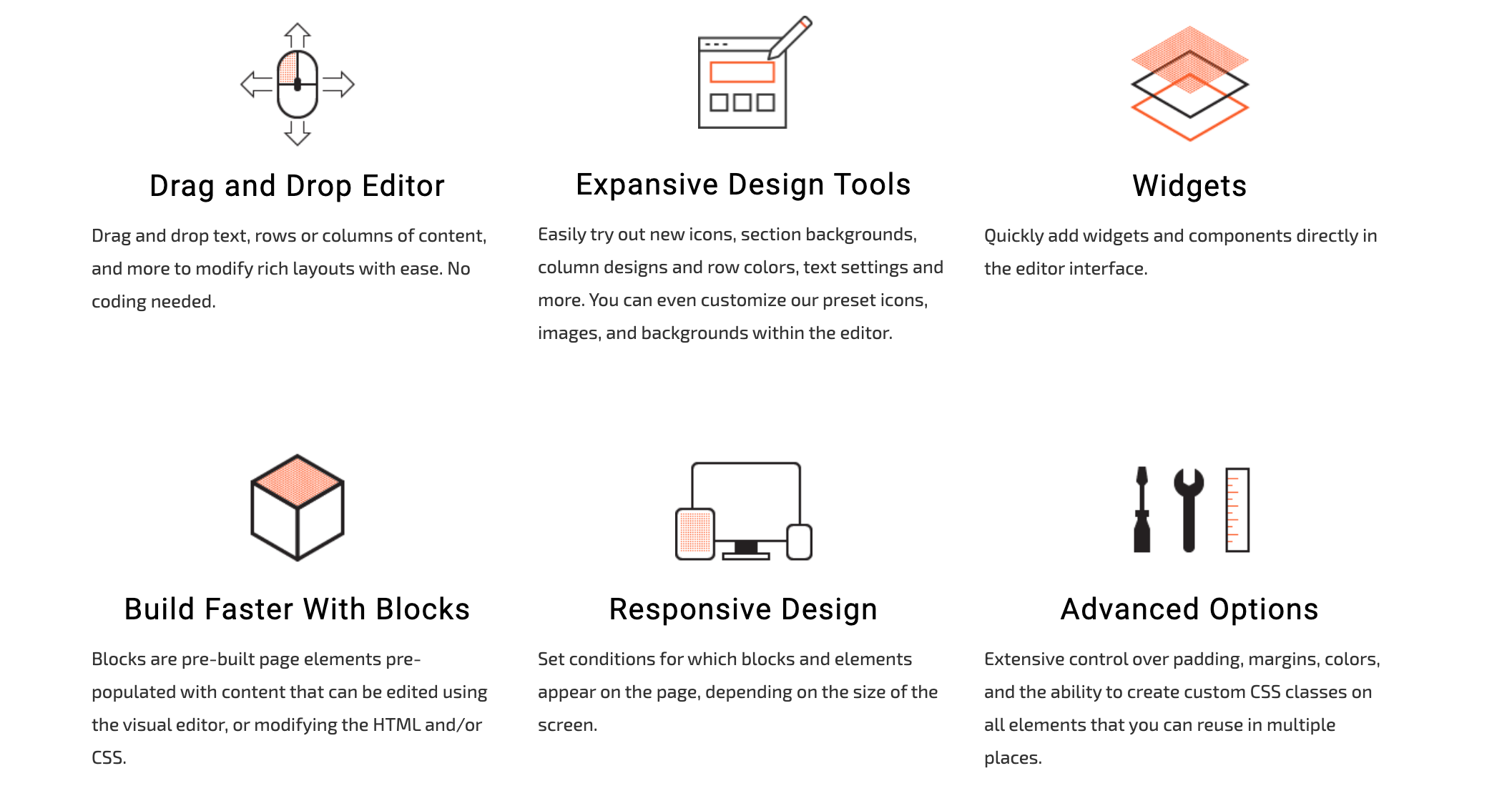caractéristiques boldgrid