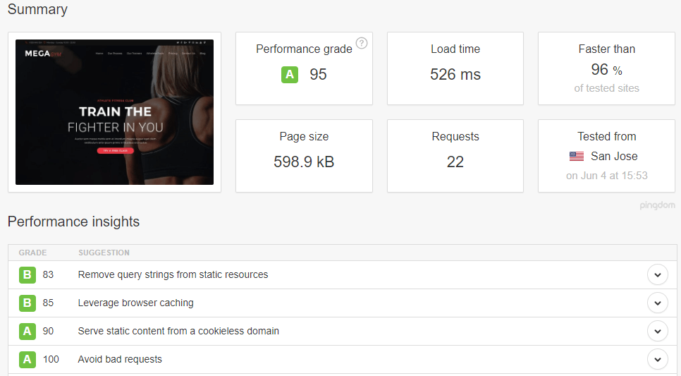 Tema OceanWP Performanță - Răspuns rapid și mobil