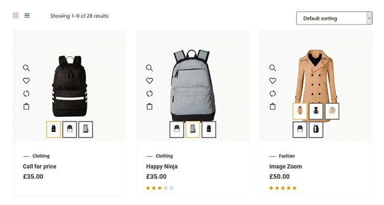 página de la tienda woolentor