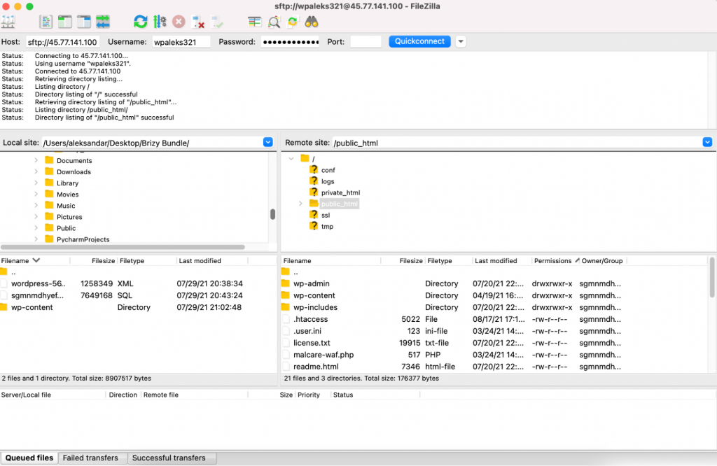 încărcați fișierul de verificare