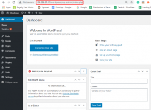 Deska rozdzielcza wordpress