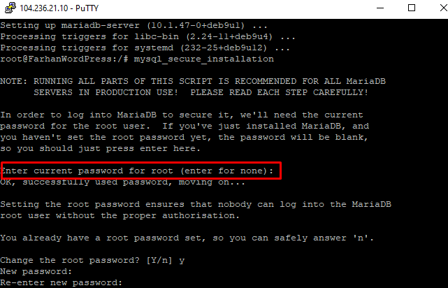hasło roota bazy danych