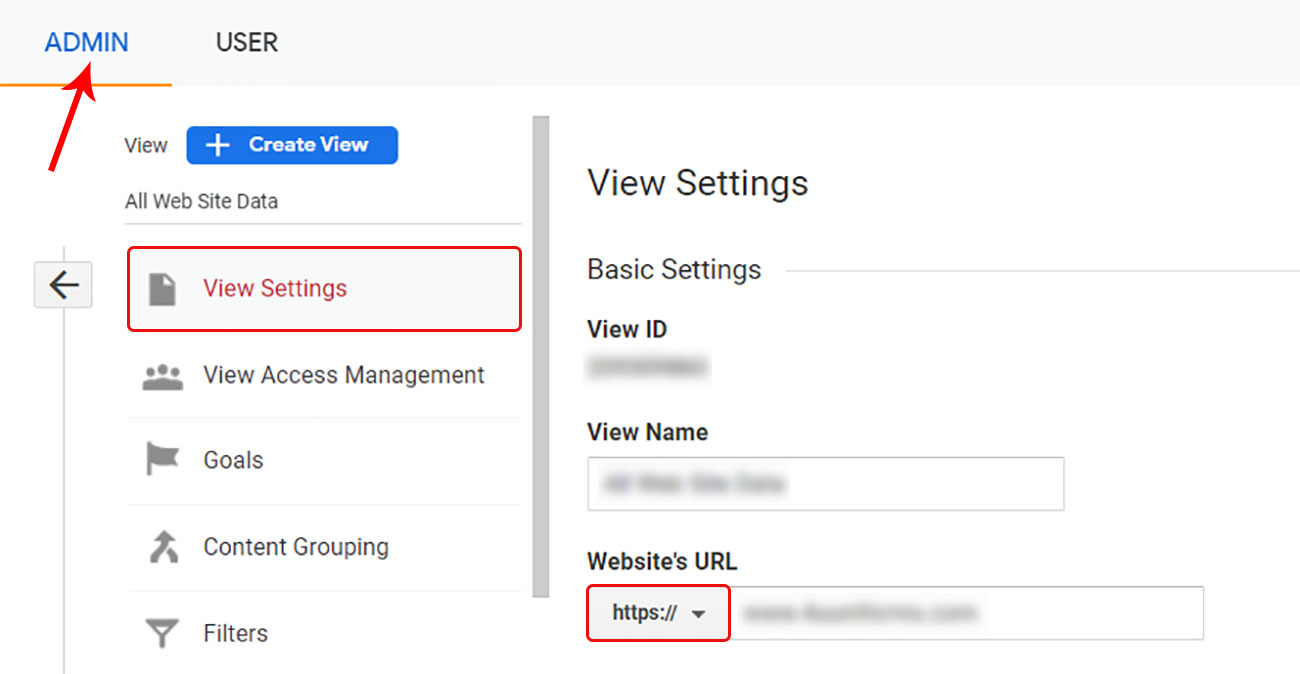 google-analytics-view-settings-id