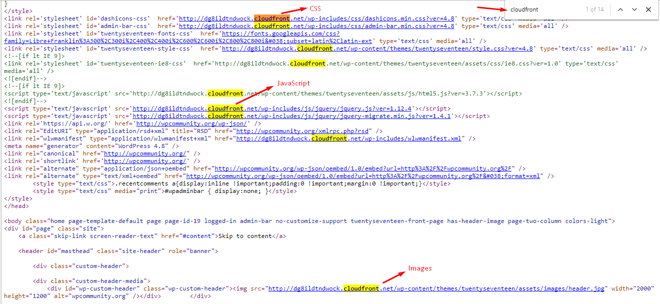 WordPress CloudFlare CDN