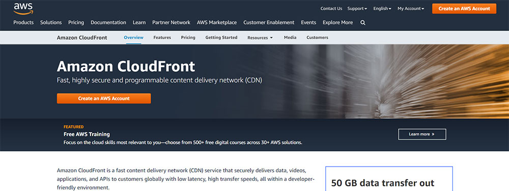 Cloud Front CDN von Amazon