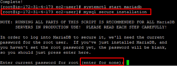 installation sécurisée