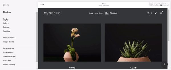 personnalisation de l'espace carré