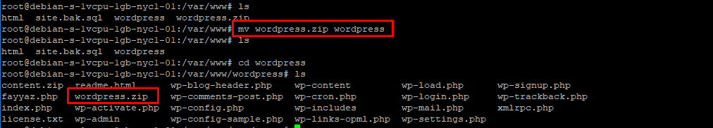 WP-CLI Kullanarak WordPress Dosyalarını Yedekleyin