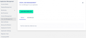 adăugarea unui nou job cron