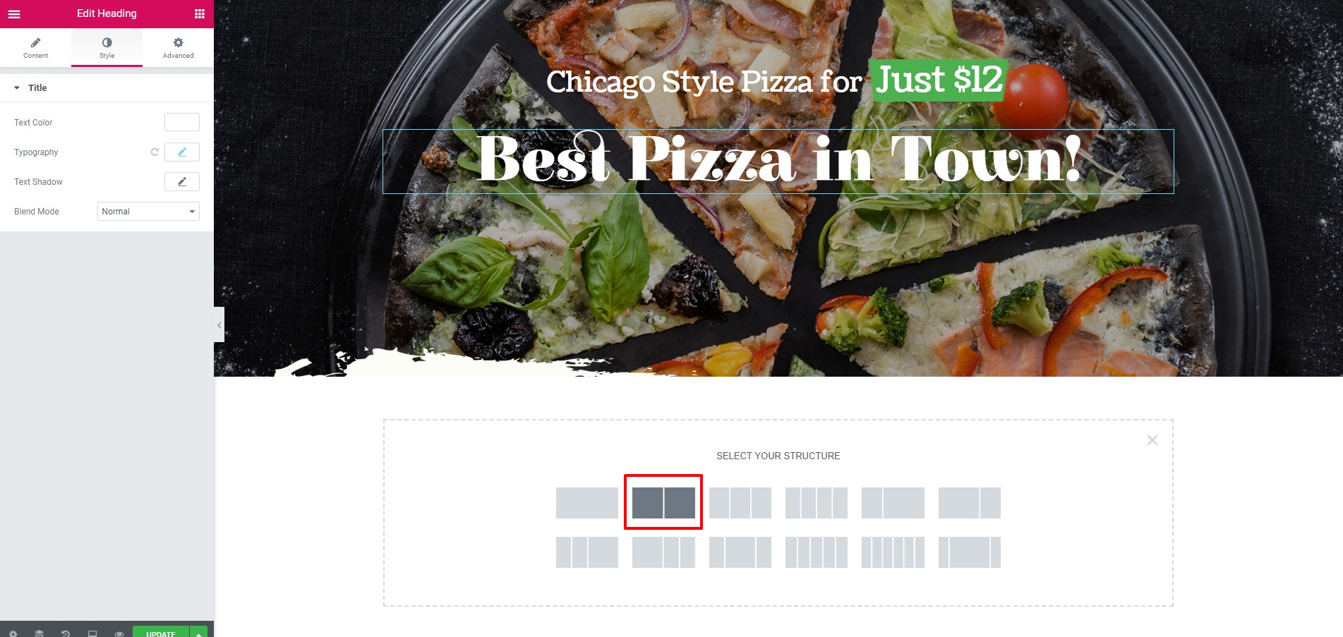 La section À propos