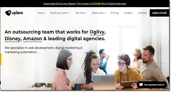WordPress 代理商 Uplers