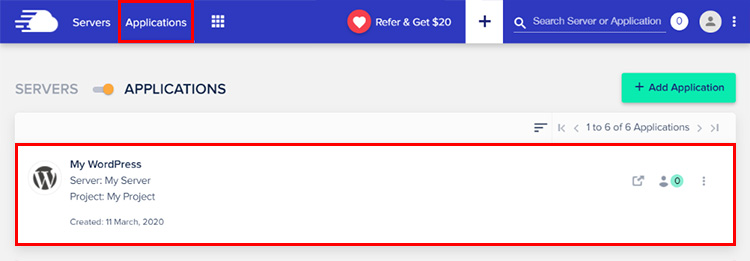 wordpress 应用程序