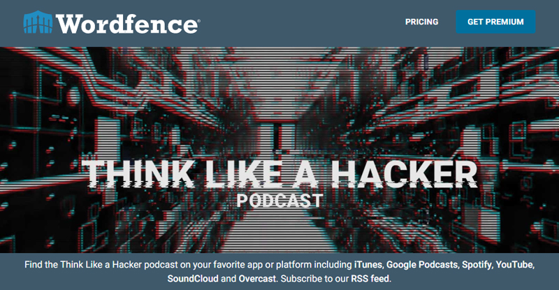 pense como um hacker com wordfence