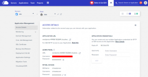 cloudwaysアプリケーション管理パネル