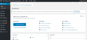 ワードプレスダッシュボード