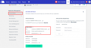 credenciais de acesso cloudways