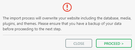 avertisment de migrare all-in-one wp