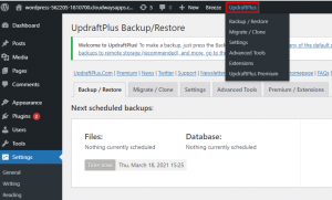 option de courant ascendant plus