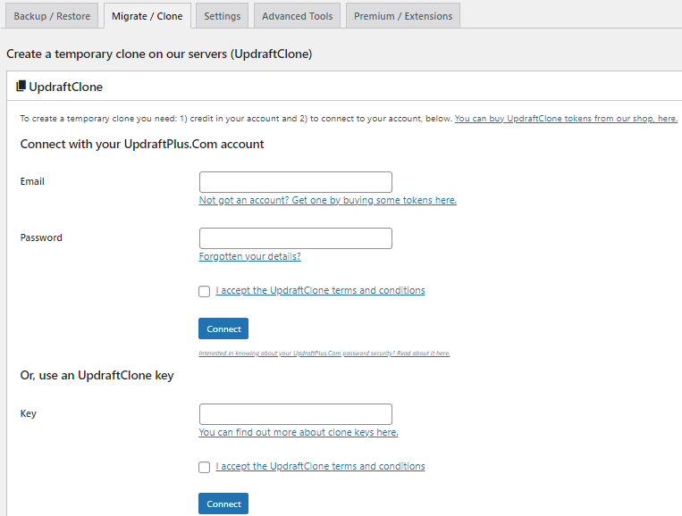 site de clone de courant ascendant
