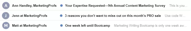 representative in sender name