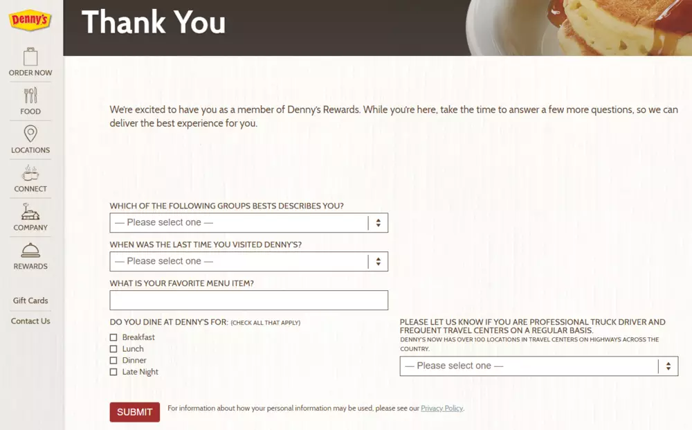 restoranlar için e-posta abonelik formu email subscription form for restaurants