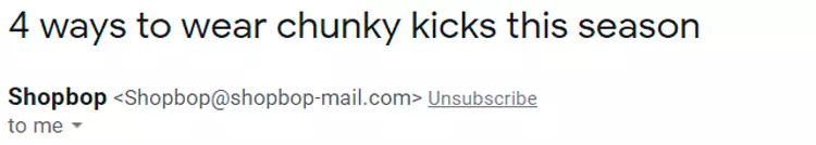 email subject line example