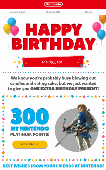 Alles Gute zum Geburtstag E-Mail happy birthday email