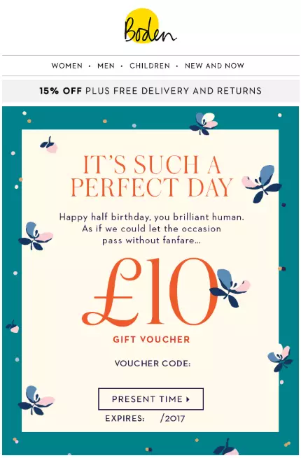 Alles Gute zum Geburtstag E-Mail happy birthday email