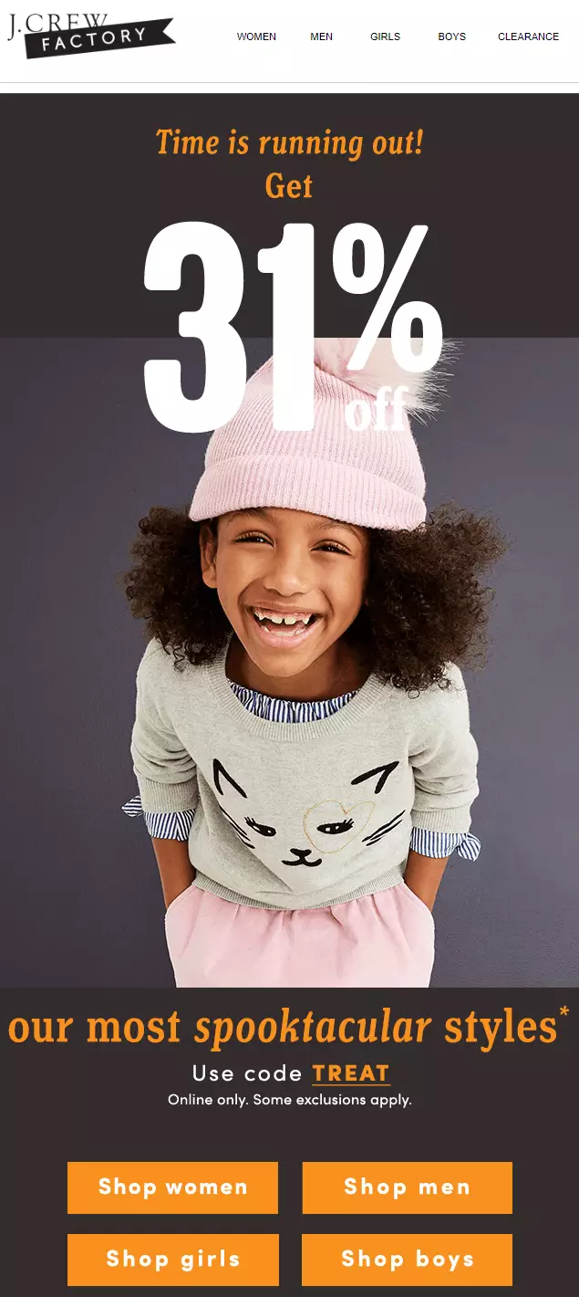 e-mail de Halloween halloween email