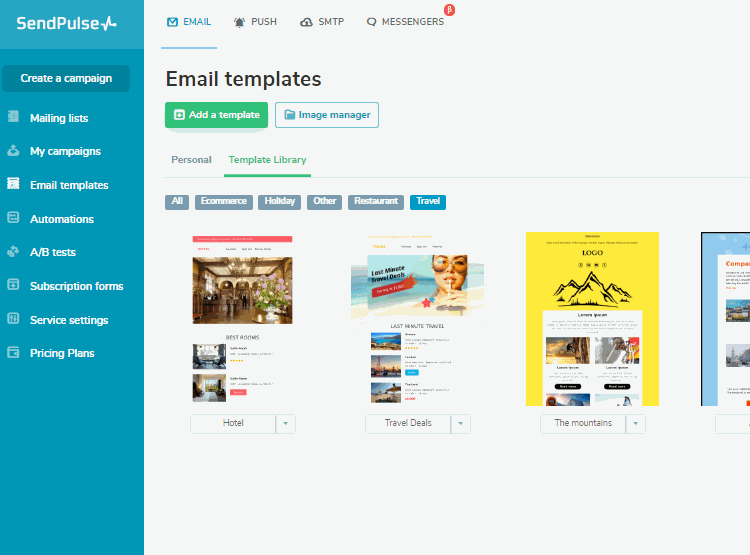 amp E-Mail-Vorlage amp email template