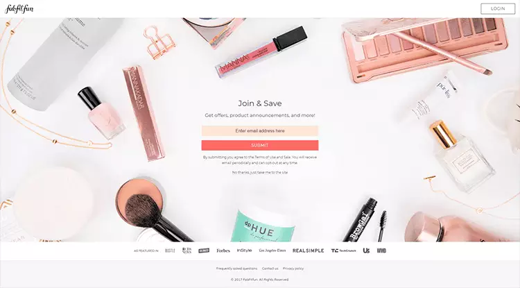 exapmle pagină de destinație generație de clienți potențiali lead generation landing page exapmle