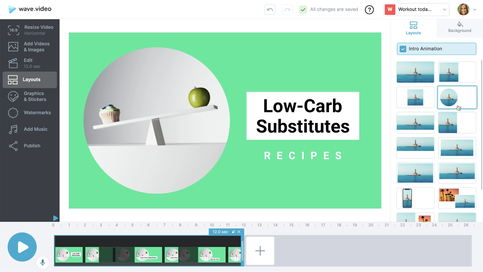 wave.videoインターフェース wave.video interface