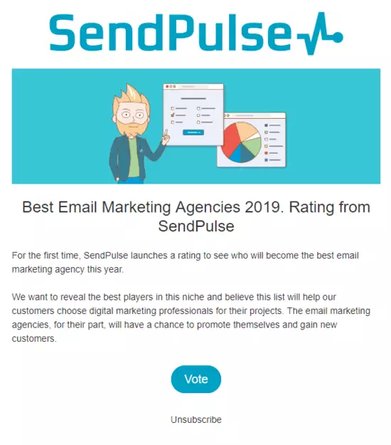 مثال على قالب البريد الإلكتروني email template example