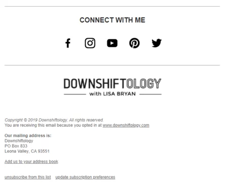 email signature example