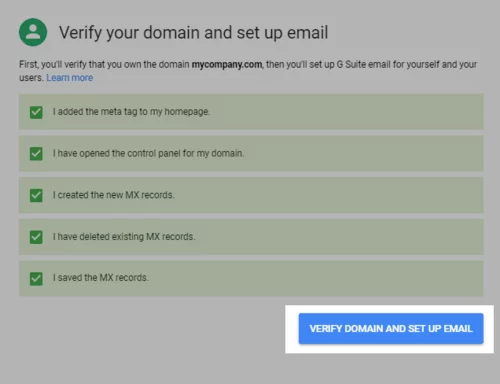 verificarea domeniului verifying domain