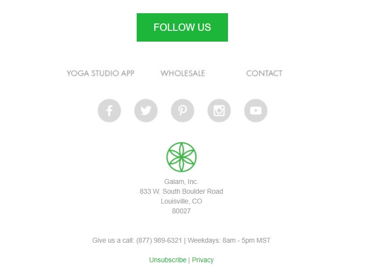 ссылка для отказа от подписки по электронной почте email unsubscribe link