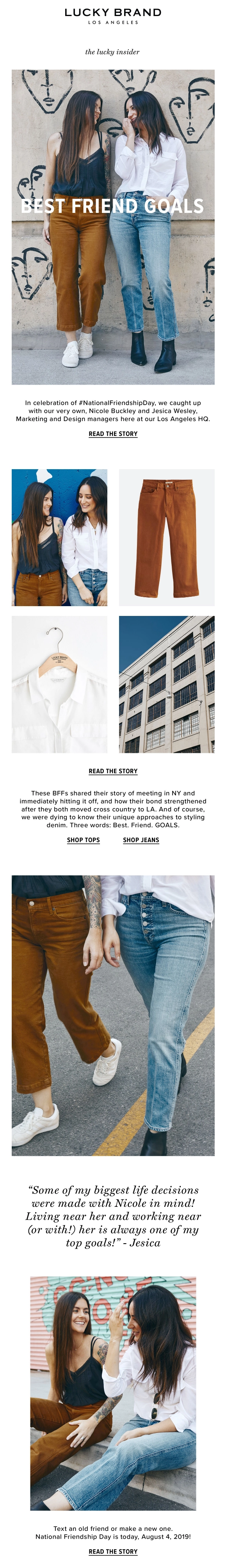 przykład e-maila z dnia przyjaźni friendship day email example