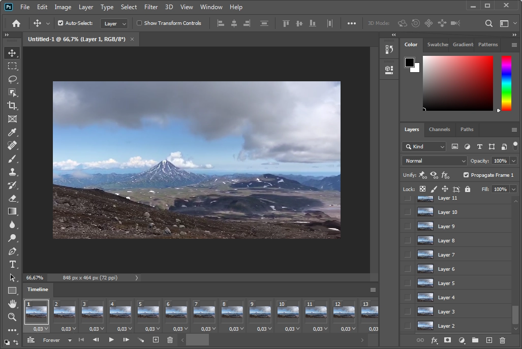 creating gif for email in photoshop