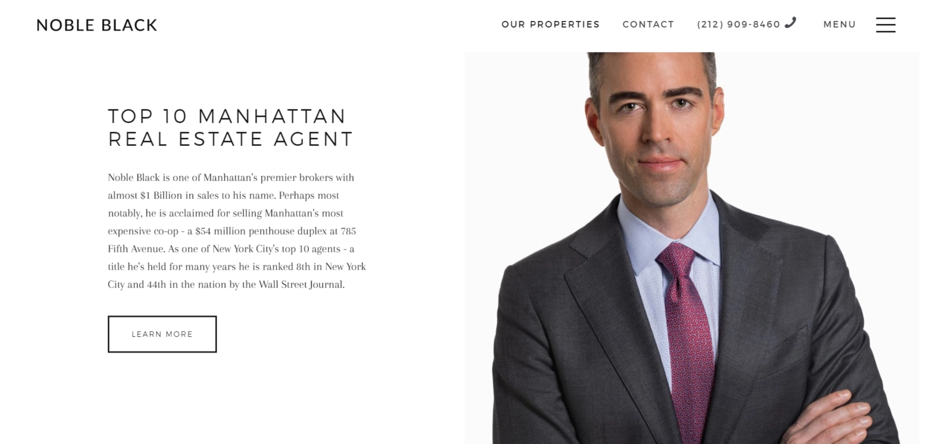 real estate landing page social proof