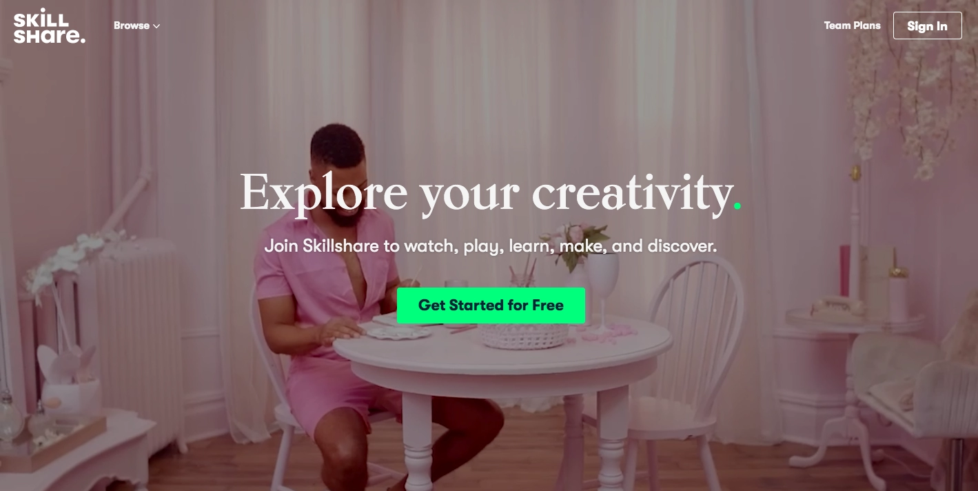 技能分享 skillshare