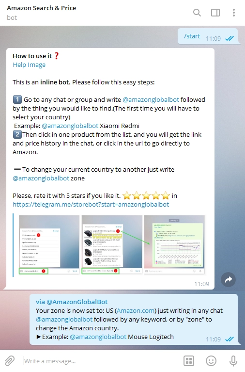 amazon telegram bot