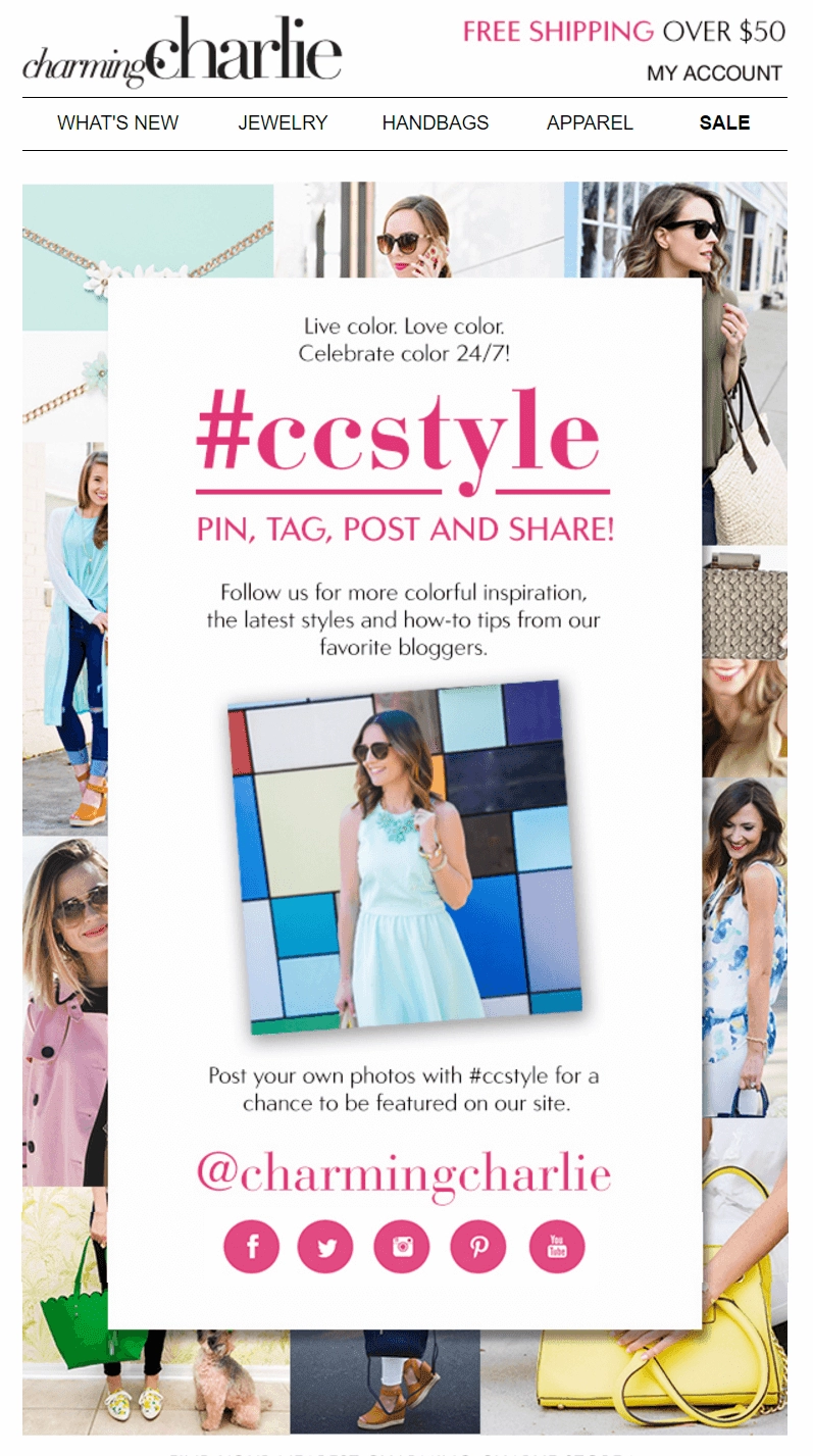 用戶生成的內容電子郵件 user generated content email