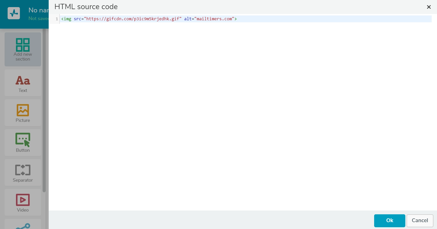 ajout d'un compte à rebours par e-mail au modèle sendpulse adding email countdown timer to sendpulse template