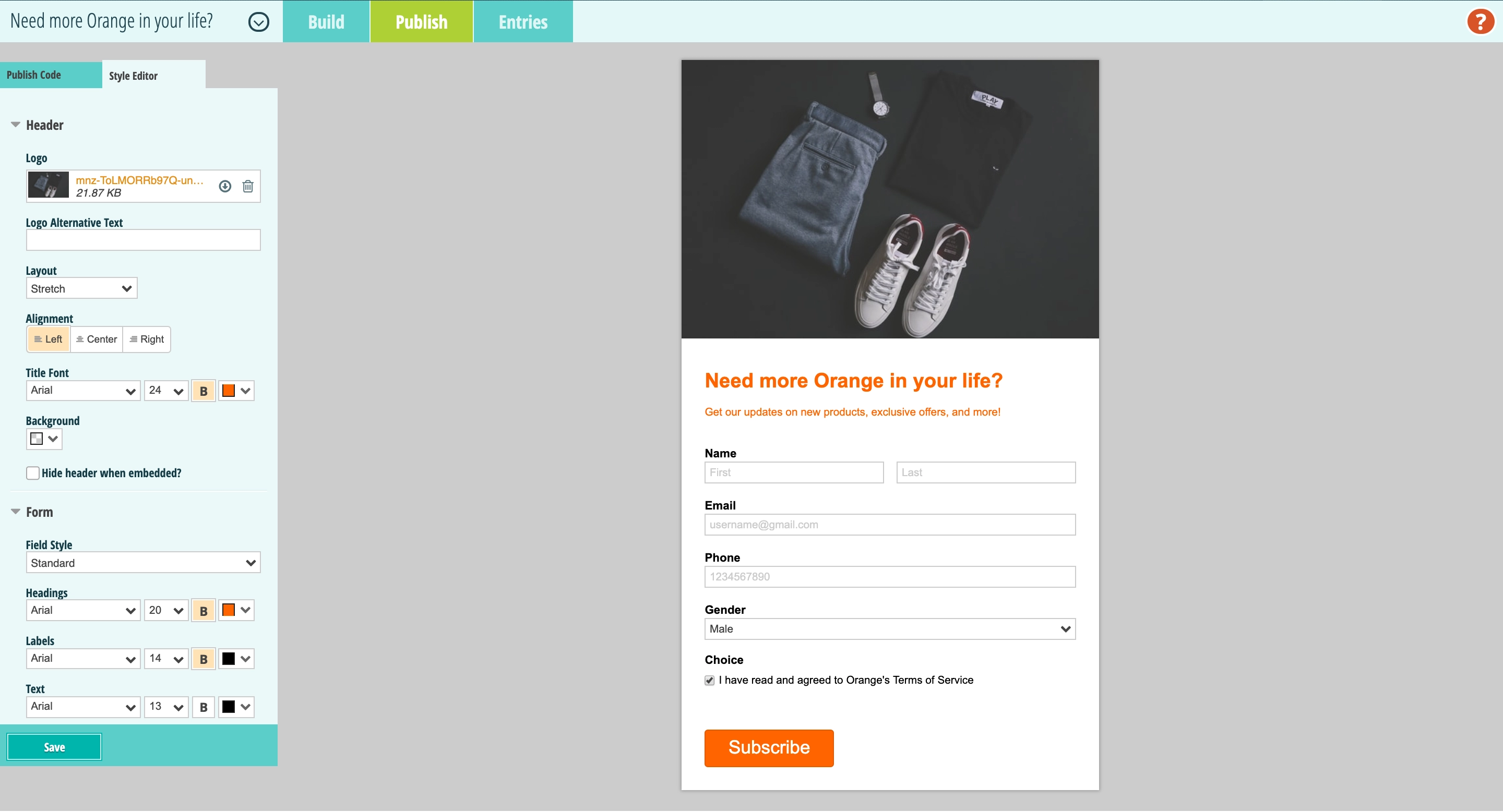 construtor de formas cognito cognito forms builder