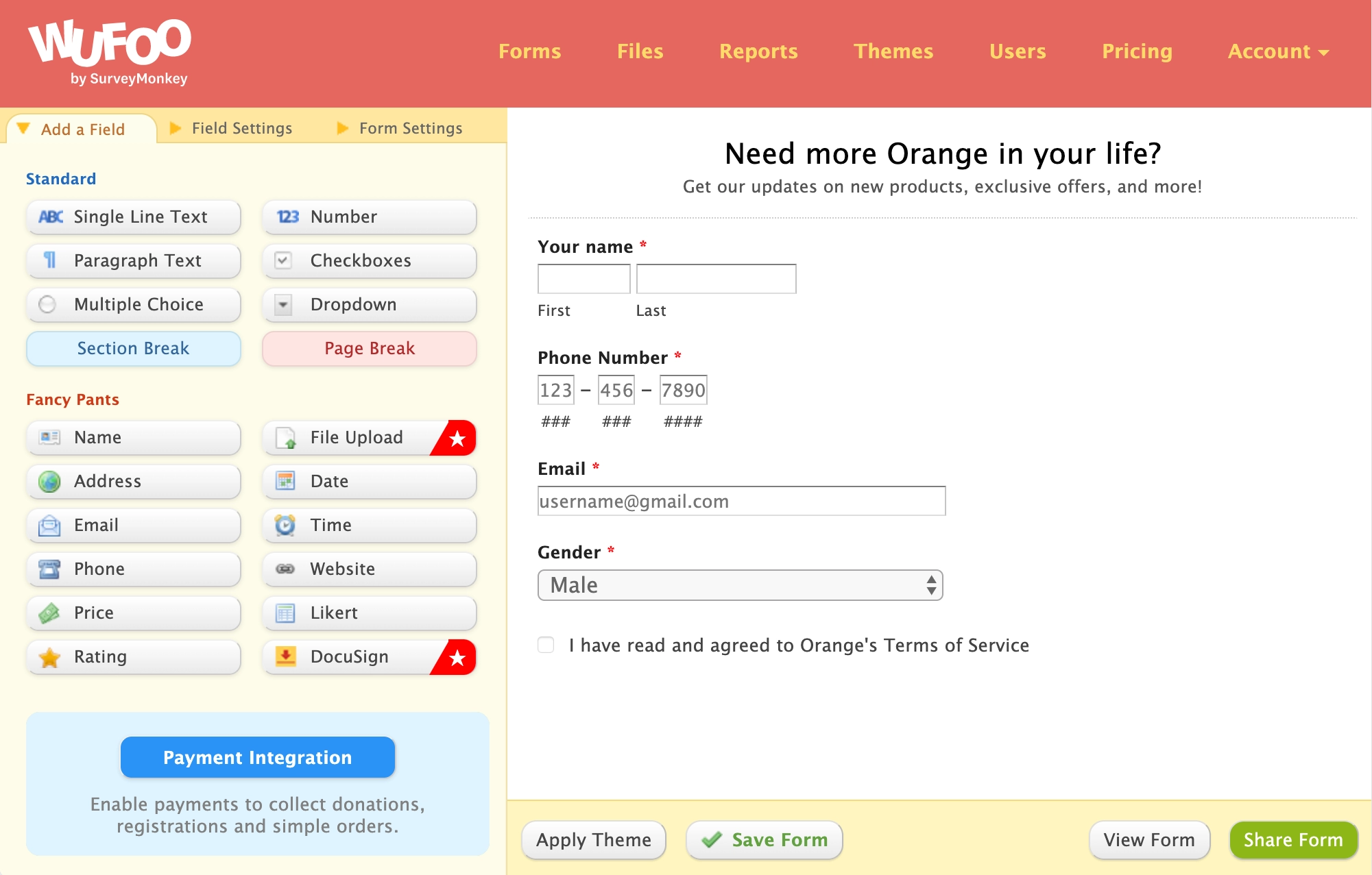 wufoo form builder wufoo form builder